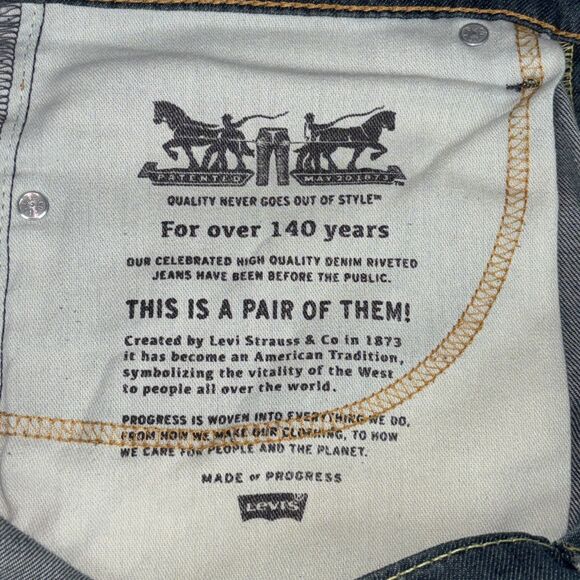 Levi's Men's 511 Slim Fit Jeans 34x32 Straight Medium Wash - Picture 6 of 9